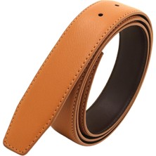 Retro Tarzı Erkek Kemer Kayışı Replasman 33MM Genişlik Yetişkinler Rahat Kot Pantolon Sarı (Yurt Dışından)