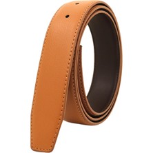 Retro Tarzı Erkek Kemer Kayışı Replasman 33MM Genişlik Yetişkinler Rahat Kot Pantolon Sarı (Yurt Dışından)