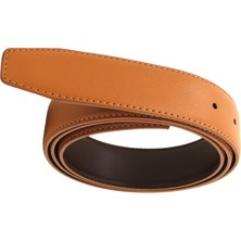 Retro Tarzı Erkek Kemer Kayışı Replasman 33MM Genişlik Yetişkinler Rahat Kot Pantolon Sarı (Yurt Dışından)