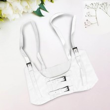 Manual Kadınlar Deri Elastik Geniş Bant Bel Kemerleri Waspie Korse Cinch Underbust Kovboy (Yurt Dışından)