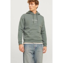 Jack & Jones Jprblaharold Kapüşonlu Erkek Sweat 12271193 12271193004