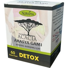 Nursima Acacia Akasya gamı Detox Çayı 60 Süzen Poşetli