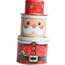 La Babite Noel Kurabiye Konserve Kutusu Kutusu Parti Dekor Malzemeleri Için Santa Küçük (Yurt Dışından)