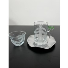 18 Parçaçay Bardak ve Arap Kahve Fincanı 6 Kişilik Set