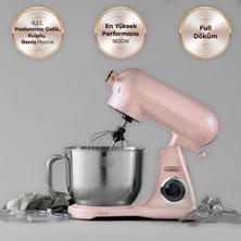 Karaca Powercast Chef Döküm Stand Mikser Rosegold Mutfak Şefi 1800W 6,2 Lt