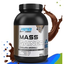 Protein Zamanı Mass Gainer Karbonhidrat Tozu 4000 gr 40 Servis Çikolata