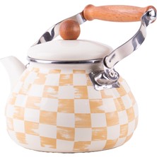 Emaylab Beige Emaye Kettle