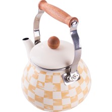 Emaylab Beige Emaye Kettle