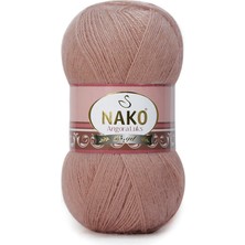 Nako Angora Luks 11054 Bronz (5 Adet) Örgü Ipi