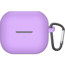 Dmay Samsung Galaxy Buds 3 Uyumlu Soft Silikon Kılıf+Kanca