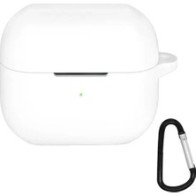 Dmay Samsung Galaxy Buds 3 Uyumlu Soft Silikon Kılıf+Kanca