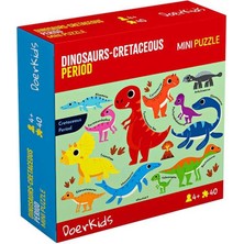 Doerkids Dinozorlar Cretaceous Dönemi Mini Puzzle Eğitici Oyun Seti