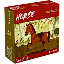 Doerkids Çiftlik Sevimli At Mini Puzzle
