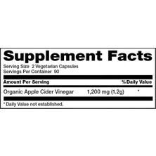 Nature's Truth Apple Cider Vinegar 1200 Mg 180 Kapsül