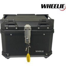 Wheelıe XT570-B 45 Litre Motosiklet Arka Çanta Suya Dayanıklı Siyah