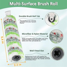Luuminaly 3 Paket Çok Yüzeyli Evcil Hayvan Fırçası Ruloları 2788 ve Vakum Filtreleri 1866 (Yurt Dışından)