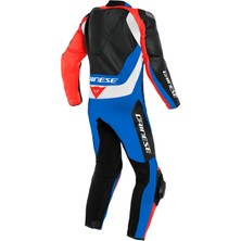 Dainese Daınese/assen 2 1 Pc.perf.lthr Suıt Blk Lıght Blue Fluo Red