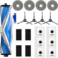 Brevityhav T30S Robot Süpürge Ana Yan Fırça Hepa Filtreler Paspas Bezi Pedler Toz Torbaları Yedek Parçalar (Yurt Dışından)