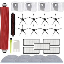 Brevityhav S7 Maxv Ultra/ Max Ultra Robot Süpürge Parçaları Ana Yan Fırça Hepa Filtre Paspas Bezleri Toz Torbaları (Yurt Dışından)