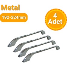 Yahya 4 Adet Ezgi Krom Metal Mobilya Kulpu 192MM - 224MM