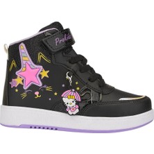 Nstil Günlük Kız Çocuk Sneaker Lastik Bağcıklı Cırtlı Bilekli Rahat Hafif Basketbol Spor Ayakkabı 3260