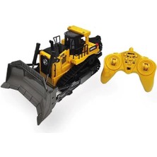 Huına 1/16 Yüksek Kalite 9 Kanal Rc Model Buldozer Paletli Metal Kepçe Kazıcı Uzaktan Kumandalı Çok Fonksiyonlu Iş Makinası - 2.4g Sesli ve Işıklı - 1569 (2022 Model)