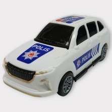 Kareem Çek Bırak Polis Arabası -Beyaz Hatchback (Lisinya) - 16763-1455