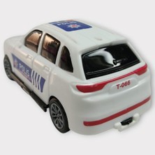 Kareem Çek Bırak Polis Arabası -Beyaz Hatchback (Lisinya) - 16763-1455