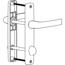 Penpazarı Kapı Kolu Wc Kapı Kolu Aluminyum Kapı Tokmağı