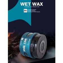 Ostwint Profesyonel Saç Şekillendirici Wet Wax, Doğal Ve Güçlü Tutuş, Uzun Süreli Etki, No:04 Wet Wax 150ml