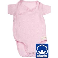Uniquetrenders Bebek 2 Kat Müslin Kumaş %100 Organik Pamuklu Çıtçıtlı Zıbın
