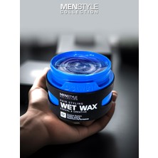 Ostwint Menstyle Collection Profesyonel Saç Şekillendirici Wet Wax, Doğal ve Güçlü Tutuş, Uzun Süreli Etki, No:02 Wet Wax 150ml