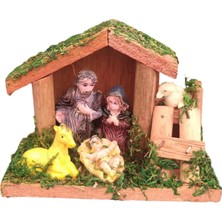 Nanlly Doğum Figürleri Ev Dekorasyonu Orta Parçası Heykeller Noel (Yurt Dışından)