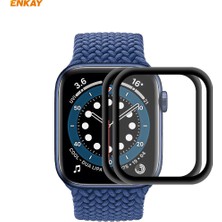 Enkay Apple Watch S 6/5/4/se 44MM Için 2 Adet Apple Watch Serisi 6/5/4/se 44MM Için Tam Ekran Film (Yurt Dışından)