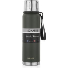 Schafer Steely Termos 750 ml - Yeşil