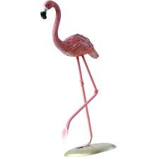 Elegancee 1 Adet Pembe Flamingo Flamingo Heykelciği Çim Bahçe Dekorasyon Dekoru Gerçekçi A (Yurt Dışından)