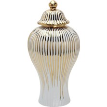 Elegancee Kavanoz Zencefil Kavanozu Kavanozu Çiçek I Çiçek 6.30X6.30X11.81 Inç (Yurt Dışından)