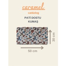 ED PET DİZAYN Caramel 30*50 Kedi Köpek Evi Yıkanabilir Kumaş Minderi ile Beraber