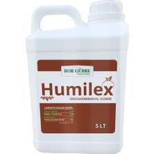 Humilex - 5lt Hümik ve Fulvik Asit Içerikli Sıvı Organik Madde Gübresi- (Fabrikadan Halka Üretim Zinciri Kampanyası ile Satılmaktadır.)