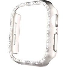 MobaxAksesuar Apple Watch 10/11 Serisi 46mm Kenar Taşlı Kasa Koruyucu