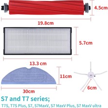 Eckooing Shark RV2001WD AV2001WD Için Yan Fırçalar Filtreler Temizleme Mop Pedleri (Yurt Dışından)