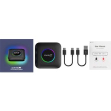 Carlinkit Tbox Max (Ambient) Android 13, 8+128GB, Google Playstore, Netflix, Youtube, Kablosuz/wireless Carplay & Android Auto Sım Kart Destekli SM6225 Chipset Android Box (Imeı Kayıtlı)