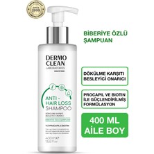 Dermo Clean Biberiye Özlü Şampuan, Dökülme Karşıtı Besleyici ve Onarıcı, Procapıl ve Bıotın Içerikli 400 ml