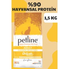 Petline Tavuklu Yetişkin Kedi Maması 1.5 kg