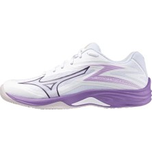 Mizuno Lightning Star Z7 Jr  Voleybol Ayakkabısı Beyaz / Lila