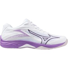 Mizuno Lightning Star Z7 Jr  Voleybol Ayakkabısı Beyaz / Lila