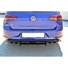 Volkswagen Golf 7.5 R Arka Tampon Splitteri Parlak Siyah