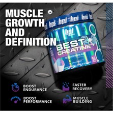 Bpı Sports Best Creatine - Creatine Monohydrate, Himalayan Salt - Strength, Pump, Endurance, Muscle Growth, Muscle Definition - No Bloat - 50 Servings