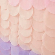 Ginger Ray - Backdrop Tissue Paper Discs Pastel - Pastel Kağıt Arka Fon