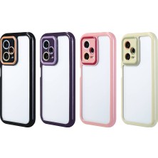 Roketcim Xiaomi Redmi Note 12 Pro 5g Kılıf Kamera Korumalı Renkli Kenar ve Çerçeve Tasarımlı Vitamin Kapak